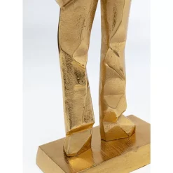 Deko Figur Standing Man Gold 62Cm Deko & Geschenkartikel