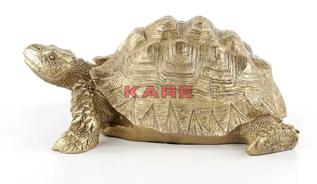 Discount Deko Figur Turtle Gold Klein Deko & Geschenkartikel