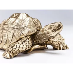 Discount Deko Figur Turtle Gold Klein Deko & Geschenkartikel