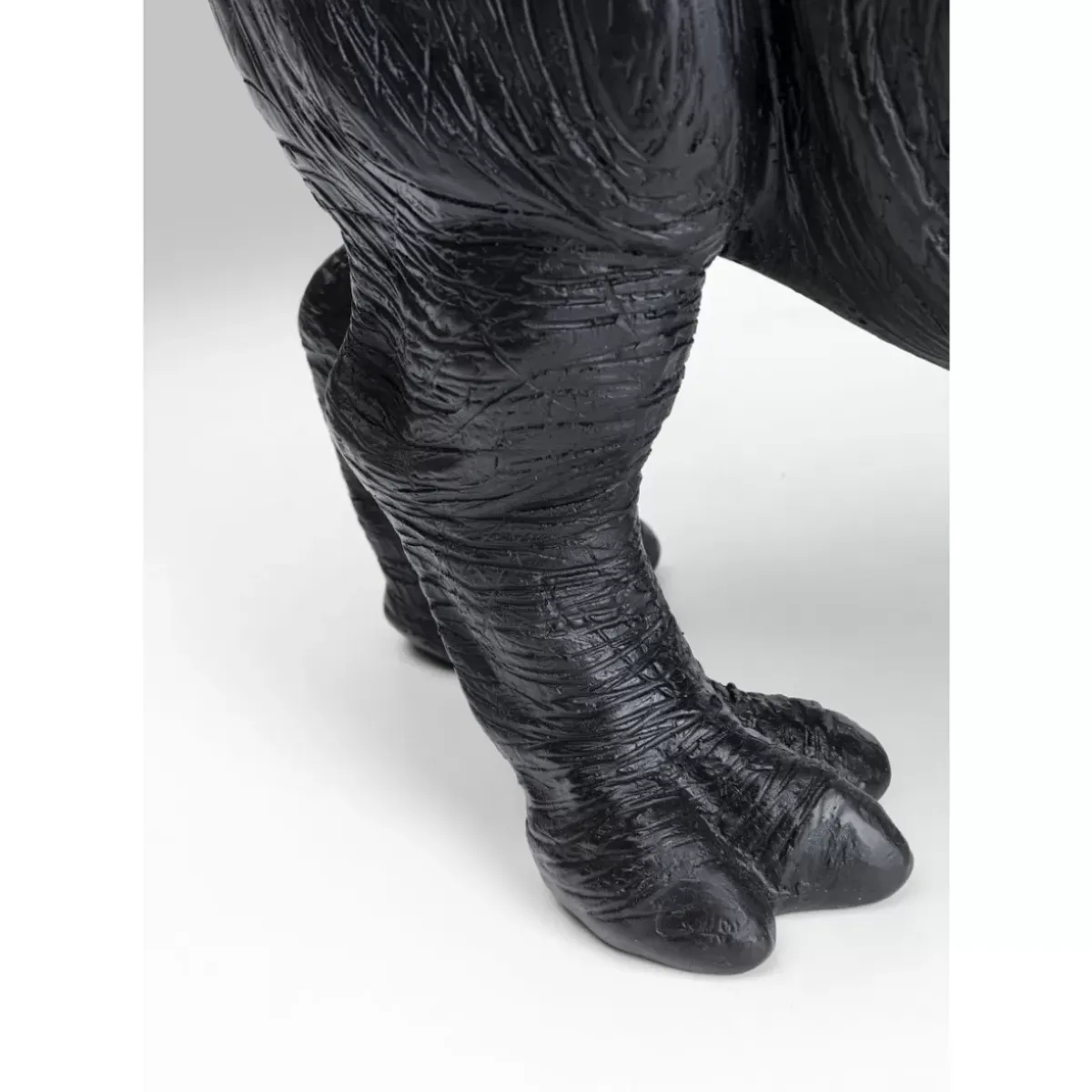 Clearance Deko Figur Walking Rhino Schwarz Deko & Geschenkartikel