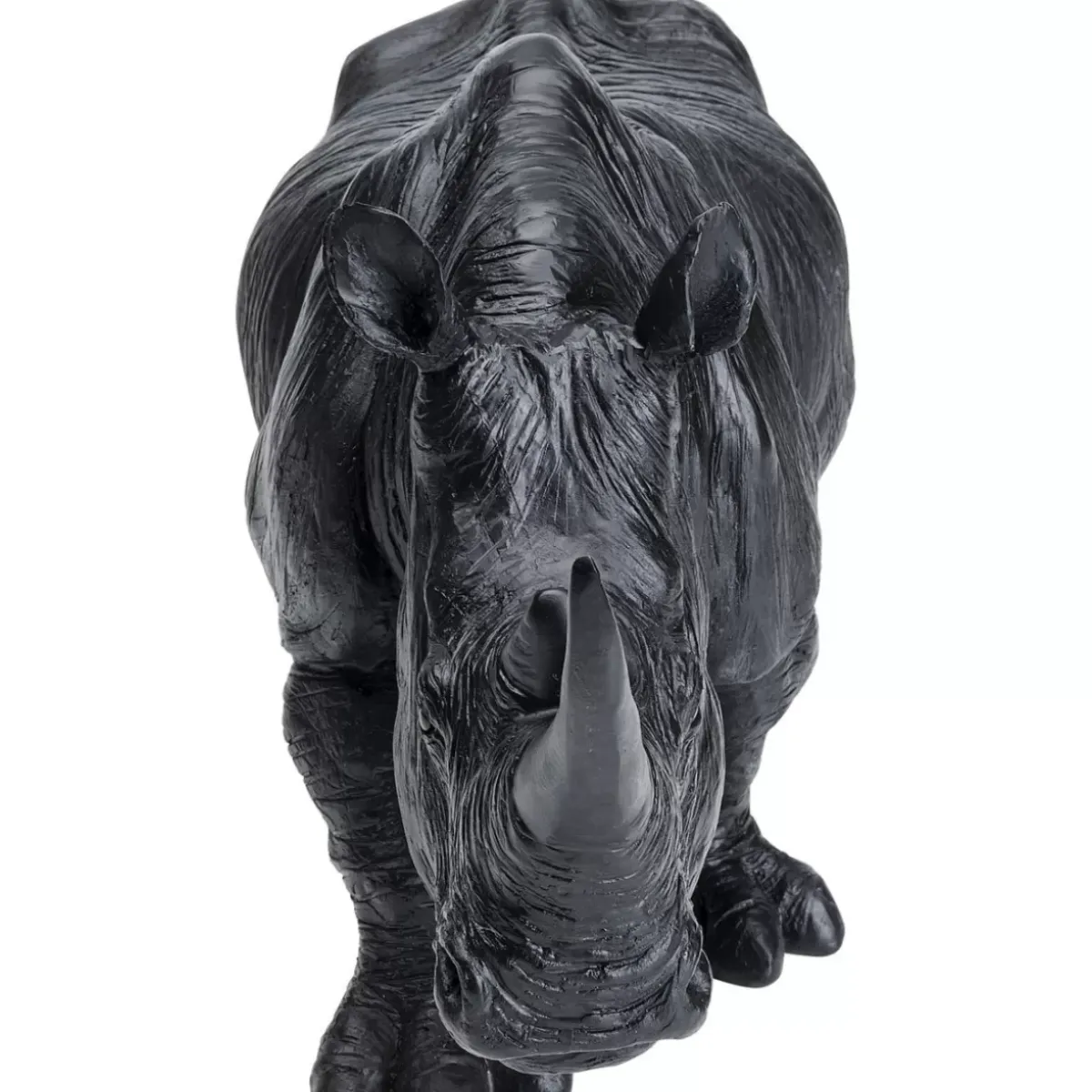 Clearance Deko Figur Walking Rhino Schwarz Deko & Geschenkartikel