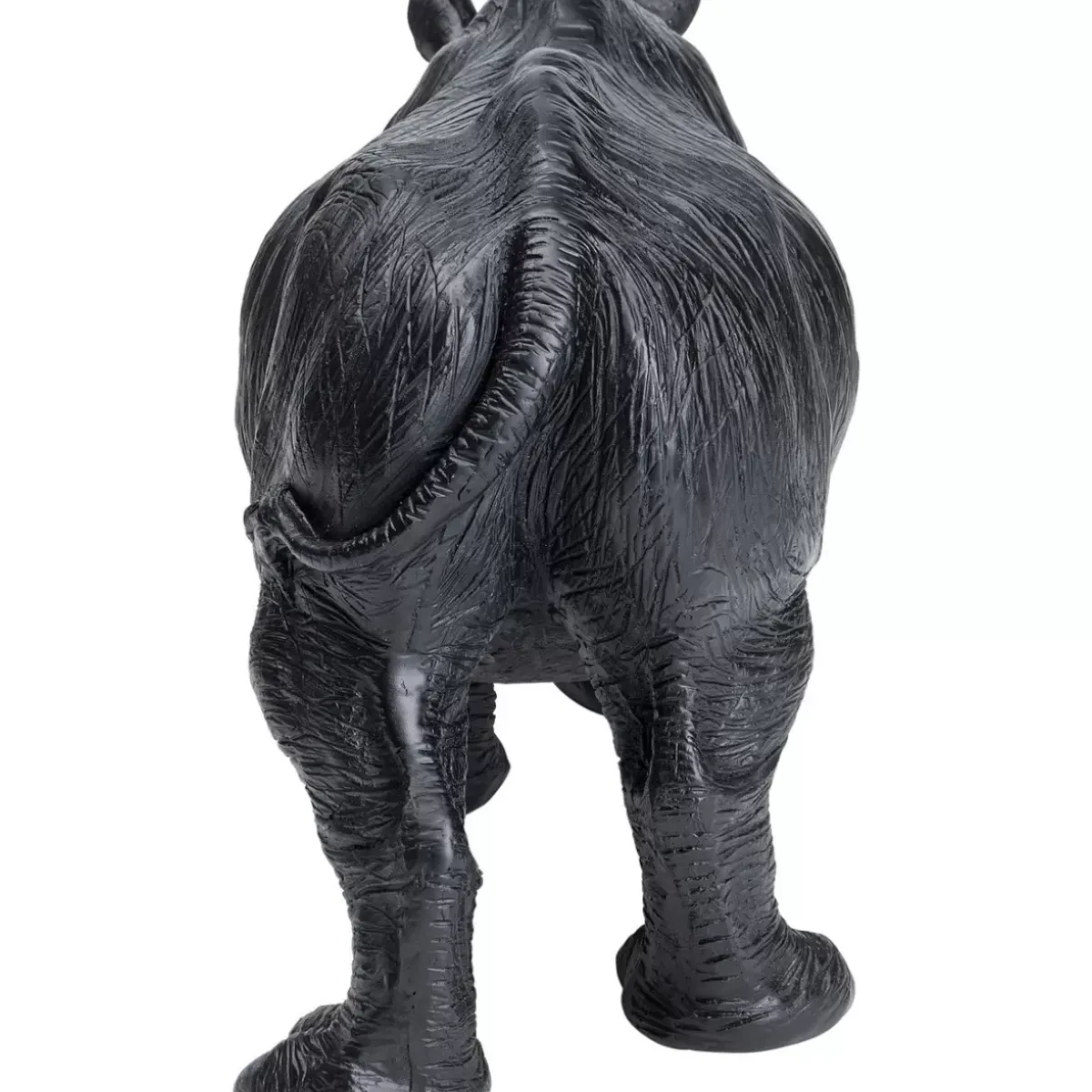 Clearance Deko Figur Walking Rhino Schwarz Deko & Geschenkartikel