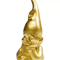 New Deko Figur Zwerg Gold 21Cm Deko & Geschenkartikel