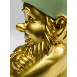 Best Deko Figur Zwerg Gold Grun 21Cm Deko & Geschenkartikel