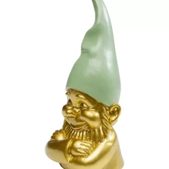 Best Deko Figur Zwerg Gold Grun 21Cm Deko & Geschenkartikel