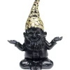 Discount Deko Figur Zwerg Meditation Schwarz Gold 19 Deko & Geschenkartikel