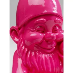 Hot Deko Figur Zwerg Pink 21Cm Deko & Geschenkartikel