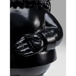 Online Deko Figur Zwerg Standing Schwarz Gold 46Cm Deko & Geschenkartikel