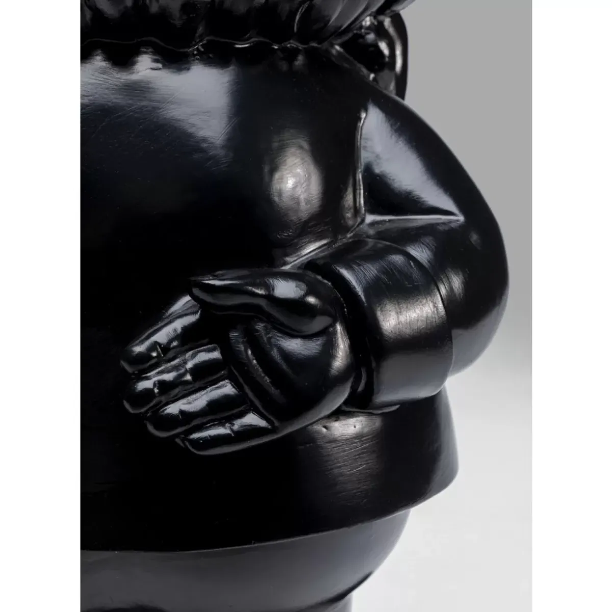 Online Deko Figur Zwerg Standing Schwarz Gold 46Cm Deko & Geschenkartikel