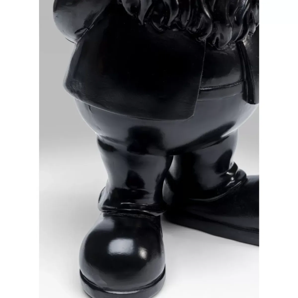 Deko Figur Zwerg Standing Schwarz Gold 30Cm Deko & Geschenkartikel