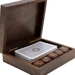 Discount Deko Karten Box Gamble Wood (7/Tlg.) Deko & Geschenkartikel