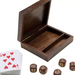 Discount Deko Karten Box Gamble Wood (7/Tlg.) Deko & Geschenkartikel