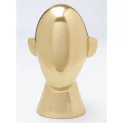 Online Deko Objekt Abstract Face Gold 28Cm Deko & Geschenkartikel