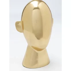 Online Deko Objekt Abstract Face Gold 28Cm Deko & Geschenkartikel