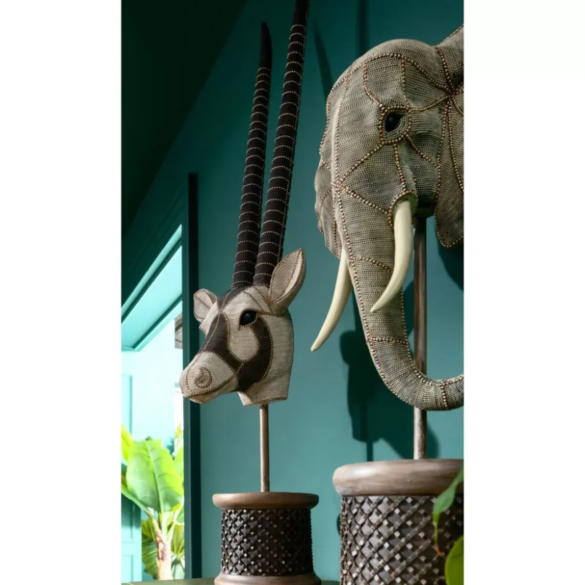 Outlet Deko Objekt Antelope Head Pearls 124 Deko & Geschenkartikel