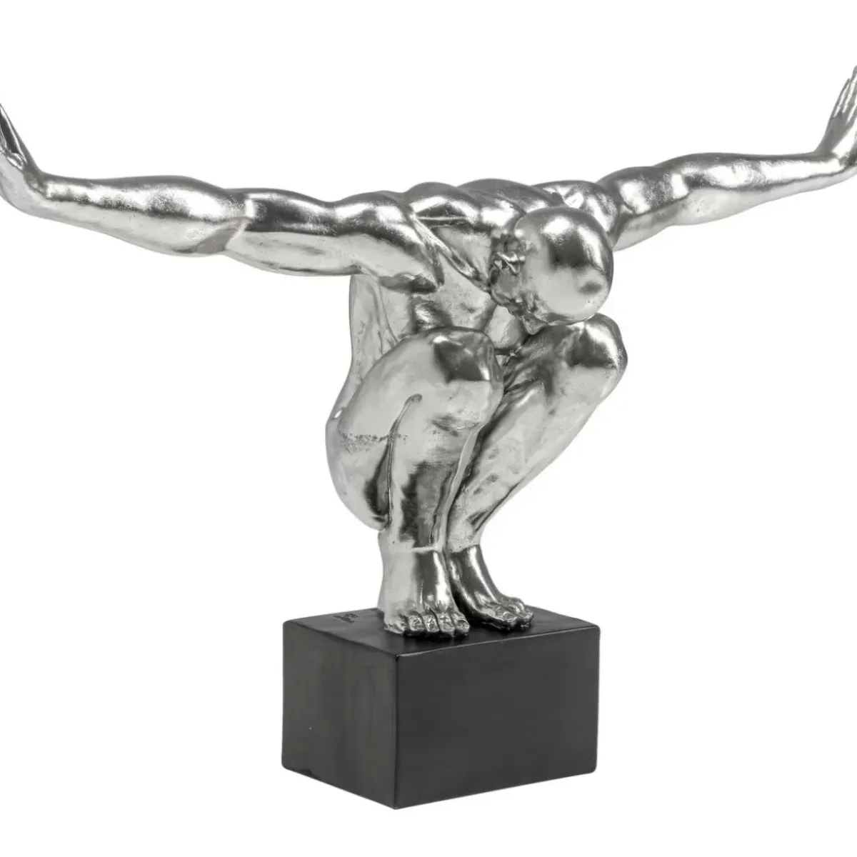 Deko Objekt Athlete Xl Silber Deko & Geschenkartikel