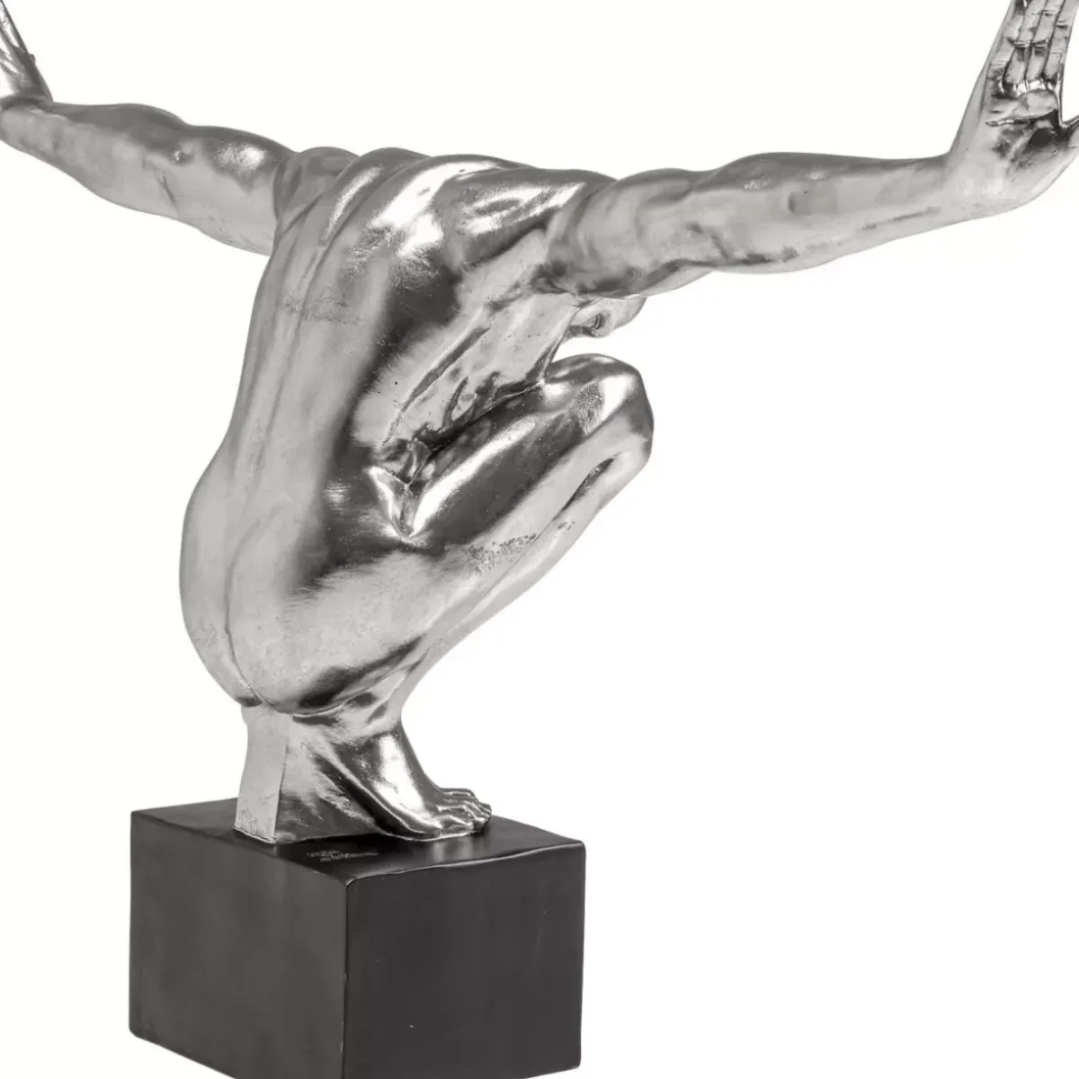 Deko Objekt Athlete Xl Silber Deko & Geschenkartikel