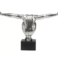 Deko Objekt Athlete Xl Silber Deko & Geschenkartikel