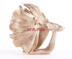 Online Deko Objekt Betta Fish Gold Klein Deko & Geschenkartikel