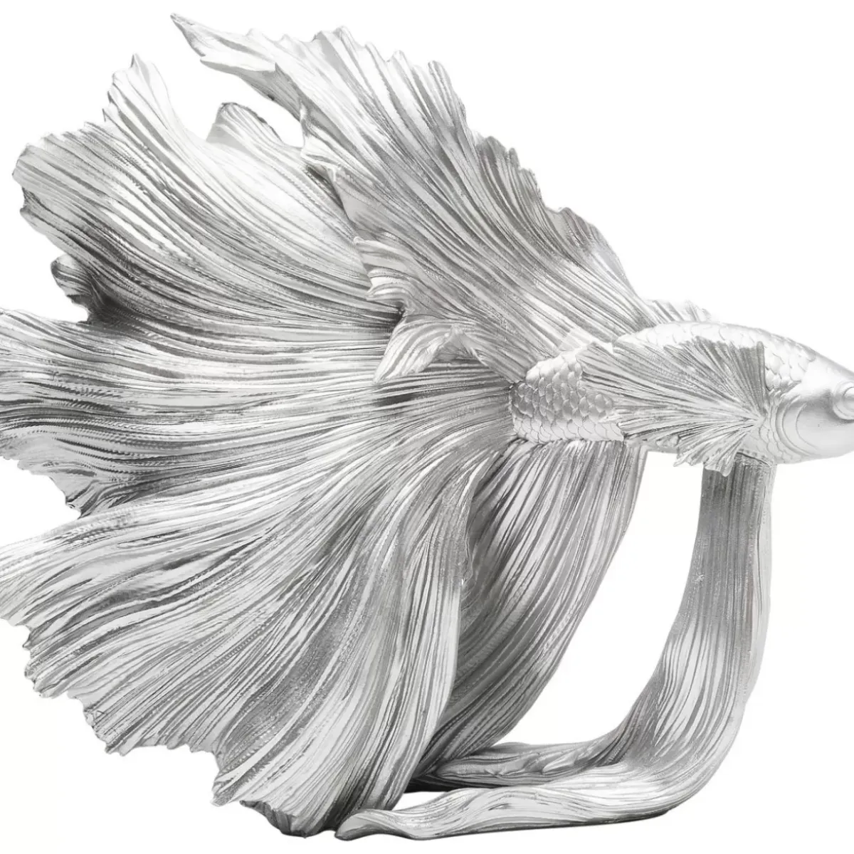 Online Deko Objekt Betta Fish Silber Klein Deko & Geschenkartikel