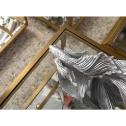 Online Deko Objekt Betta Fish Silber Klein Deko & Geschenkartikel