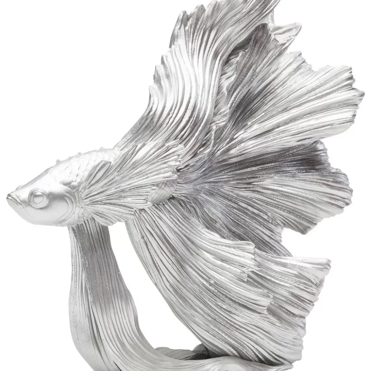 Online Deko Objekt Betta Fish Silber Klein Deko & Geschenkartikel