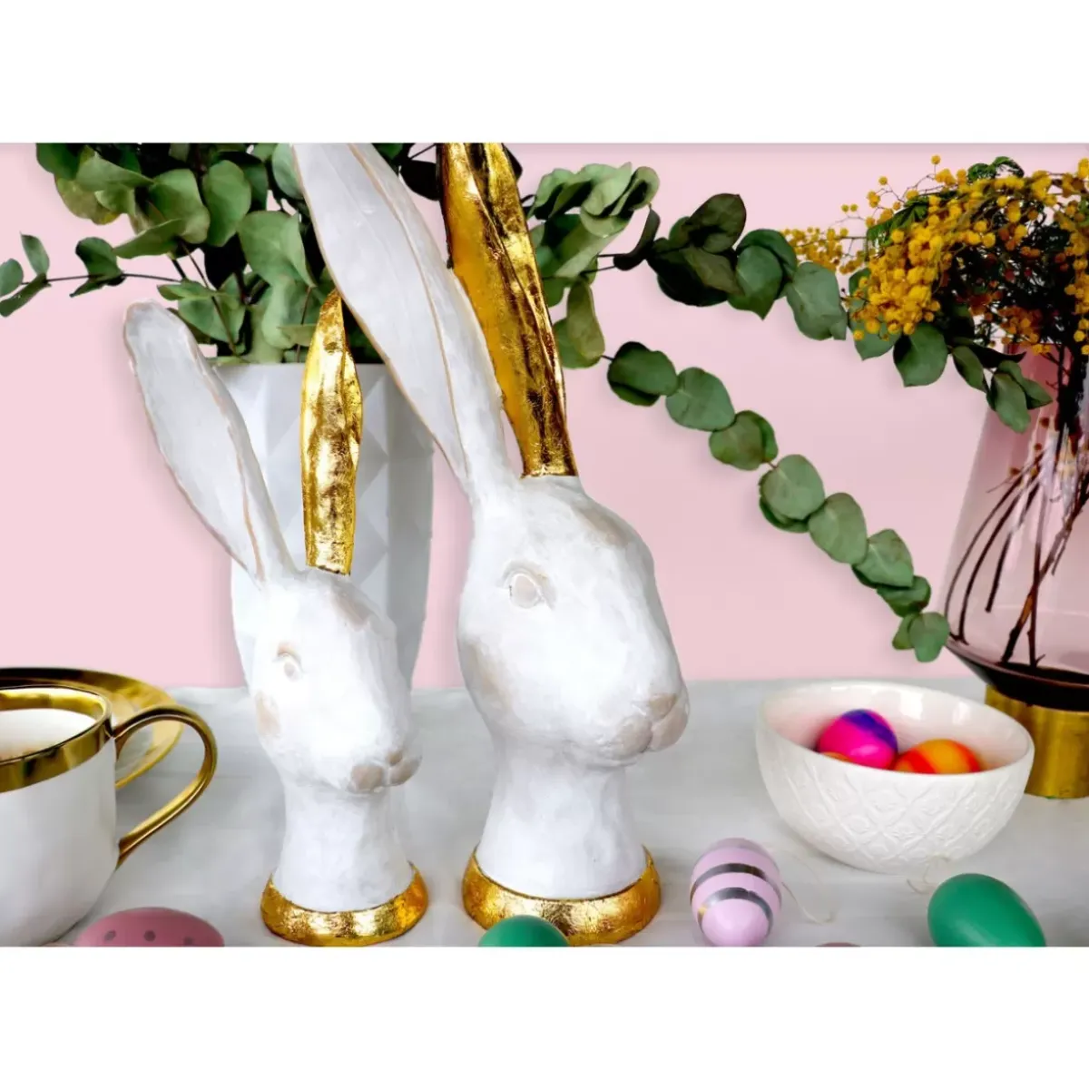 Deko Objekt Bunny Gold 30Cm Deko & Geschenkartikel