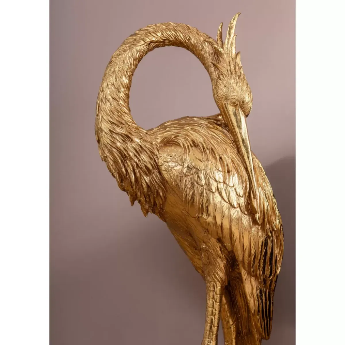 Online Deko Objekt Crane Gold Deko & Geschenkartikel