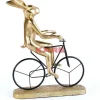 Hot Deko Objekt Cyclist Rabbit Deko & Geschenkartikel