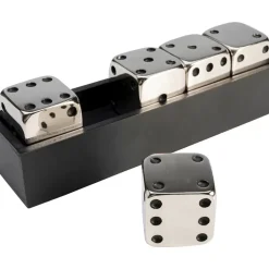 Discount Deko Objekt Dices Silber 20X6Cm Sonstiges & Zubehör Accessoires