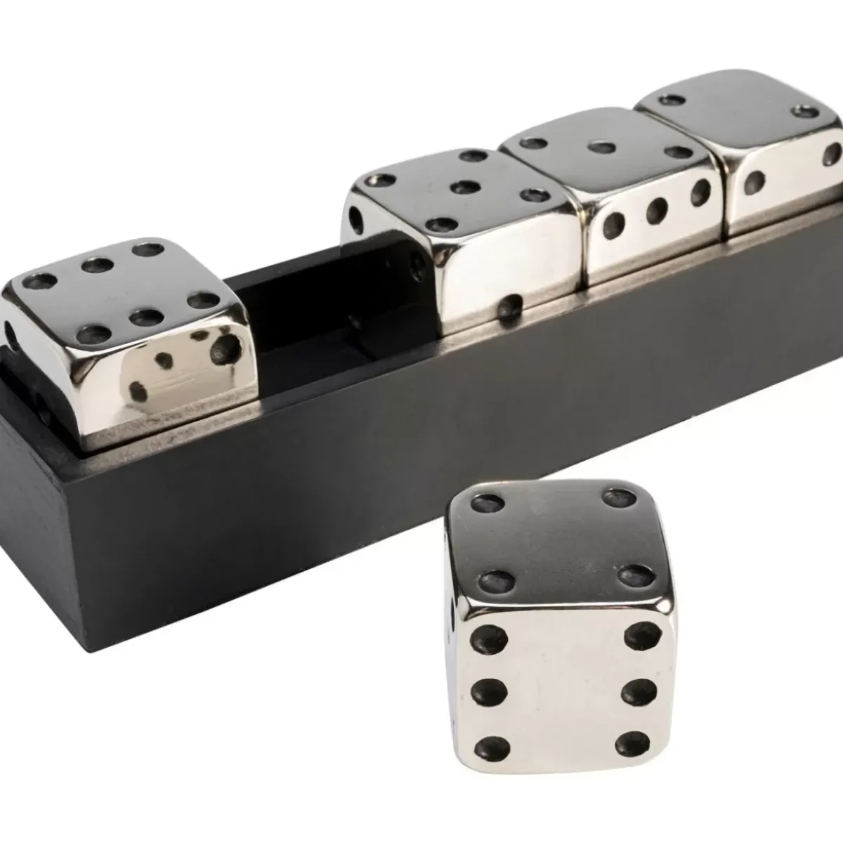 Discount Deko Objekt Dices Silber 20X6Cm Sonstiges & Zubehör Accessoires