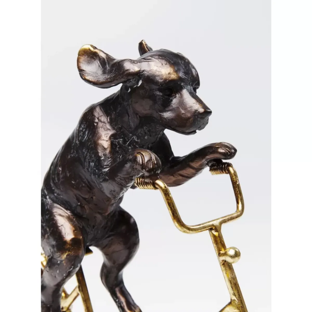Deko Objekt Dog With Bicycle Deko & Geschenkartikel