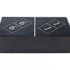 Online Deko Objekt Domino Schwarz 24X7Cm Sonstiges & Zubehör Accessoires
