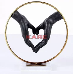Clearance Deko Objekt Elements Heart Hand 33,5Cm Deko & Geschenkartikel