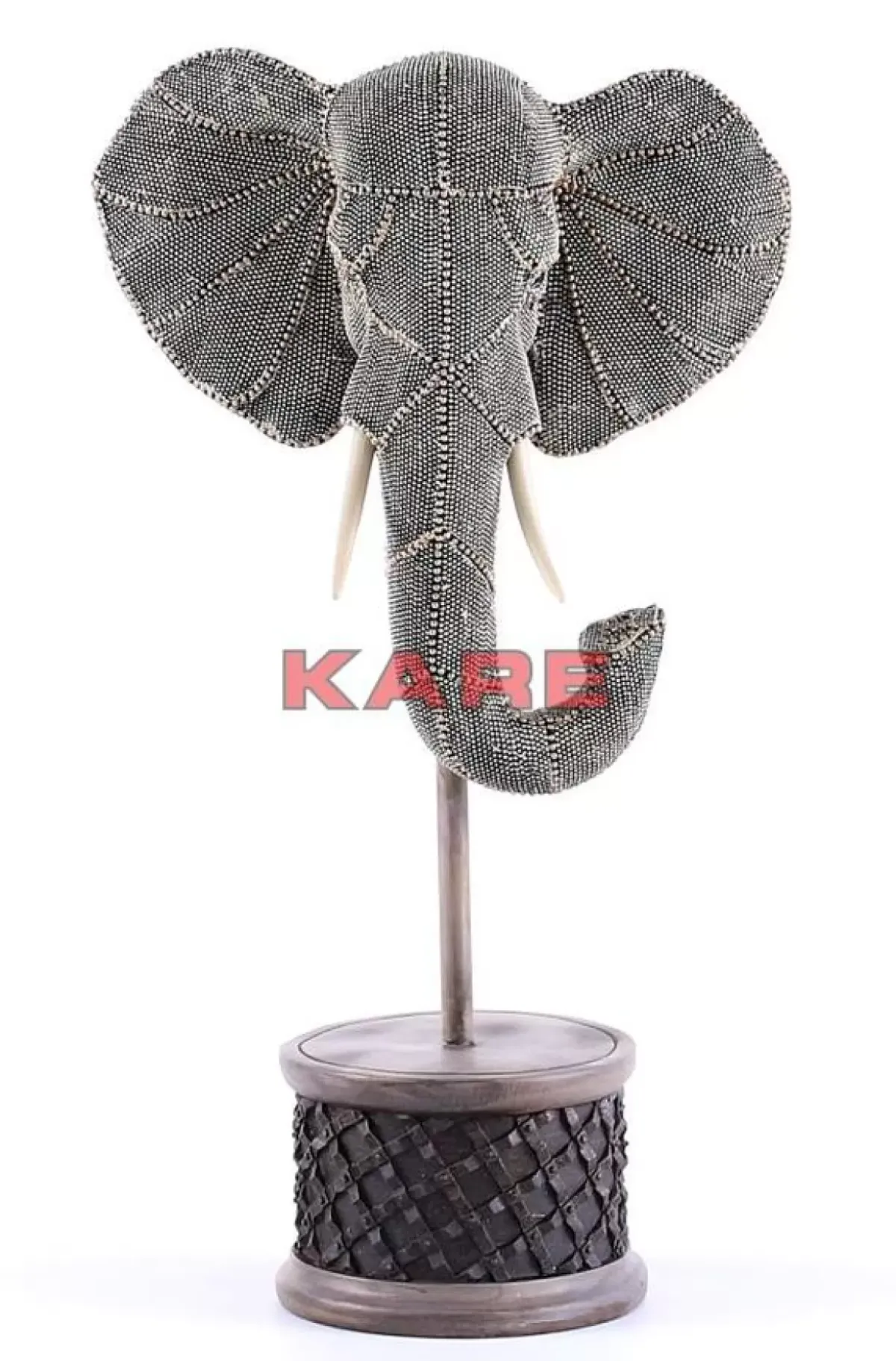 Best Deko Objekt Elephant Head Pearls 49Cm Deko & Geschenkartikel
