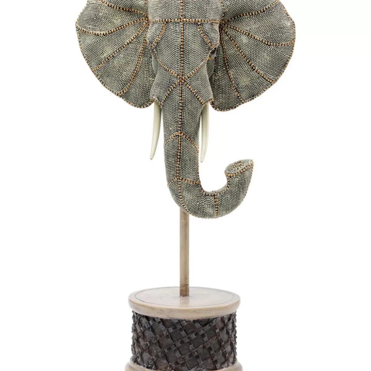 Best Deko Objekt Elephant Head Pearls 49Cm Deko & Geschenkartikel
