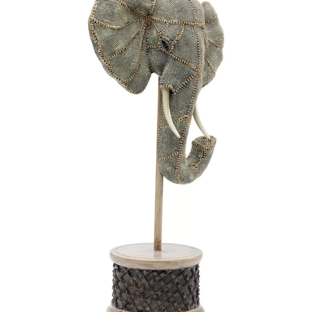 Best Deko Objekt Elephant Head Pearls 49Cm Deko & Geschenkartikel
