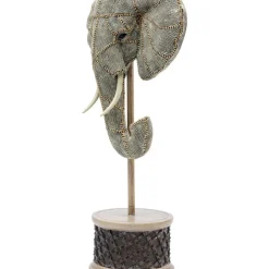Best Deko Objekt Elephant Head Pearls 49Cm Deko & Geschenkartikel