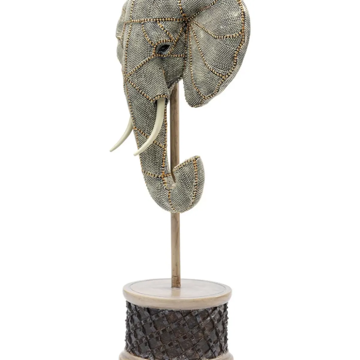 Best Deko Objekt Elephant Head Pearls 49Cm Deko & Geschenkartikel