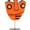 Clearance Deko Objekt Face Orange 50Cm Deko & Geschenkartikel