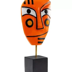 Clearance Deko Objekt Face Orange 50Cm Deko & Geschenkartikel