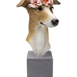 Hot Deko Objekt Fiori Greyhound 47Cm Deko & Geschenkartikel