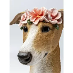 Hot Deko Objekt Fiori Greyhound 47Cm Deko & Geschenkartikel