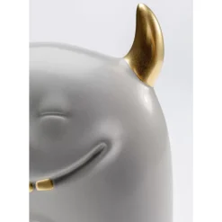 Discount Deko Objekt Funny Teeth Grau 15Cm Deko & Geschenkartikel