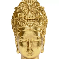 Hot Deko Objekt Goddess Head Gold 39Cm Deko & Geschenkartikel