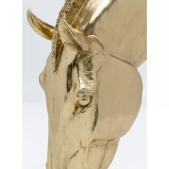 Outlet Deko Objekt Horse Face Gold 57Cm Deko & Geschenkartikel