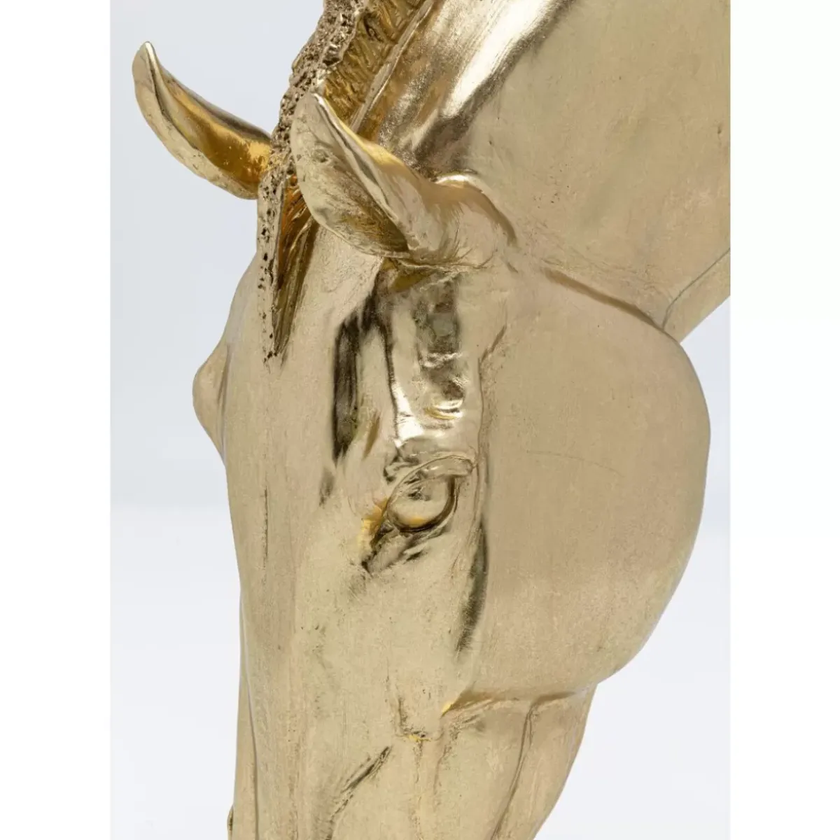 Outlet Deko Objekt Horse Face Gold 57Cm Deko & Geschenkartikel