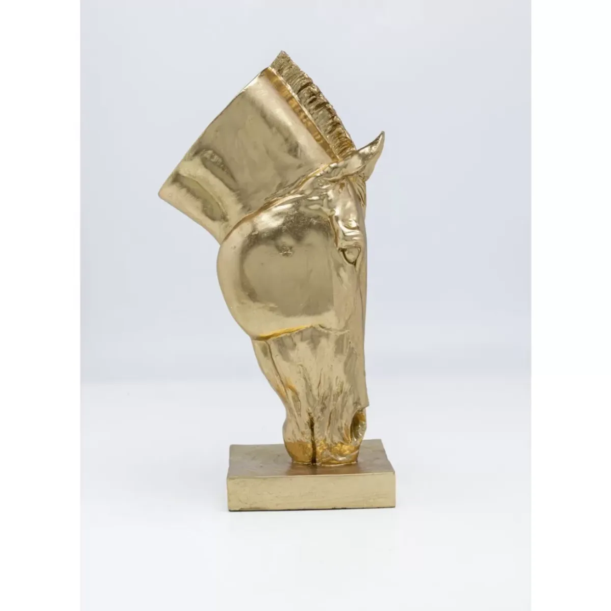 Outlet Deko Objekt Horse Face Gold 57Cm Deko & Geschenkartikel