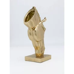 Outlet Deko Objekt Horse Face Gold 57Cm Deko & Geschenkartikel