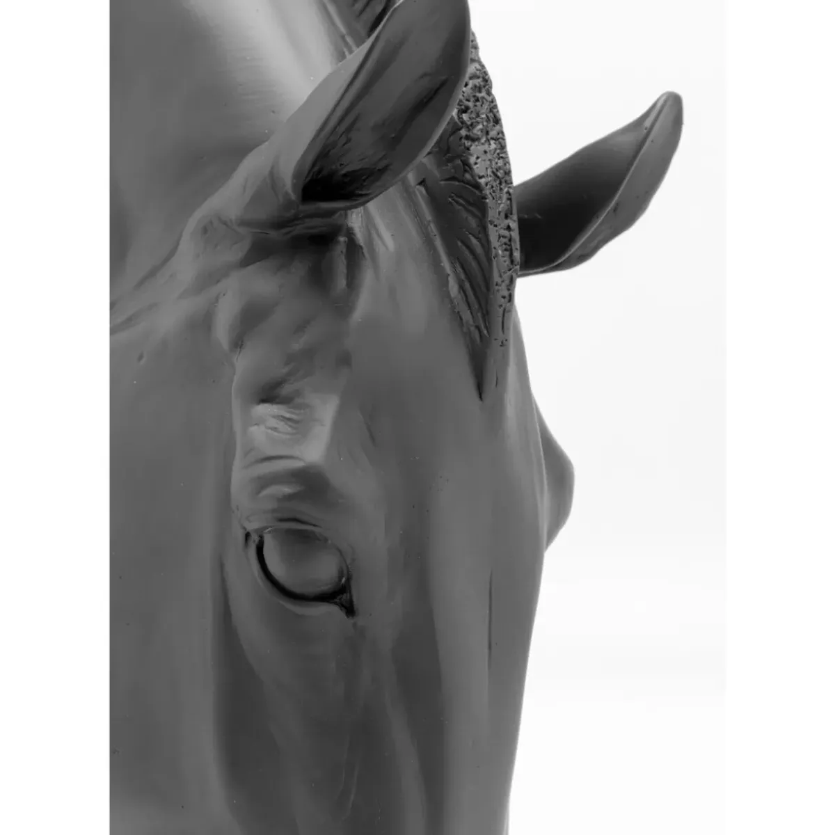 Deko Objekt Horse Face Schwarz 57Cm Deko & Geschenkartikel